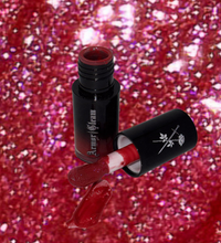 Load image into Gallery viewer, Crimson flail glitter lipgloss